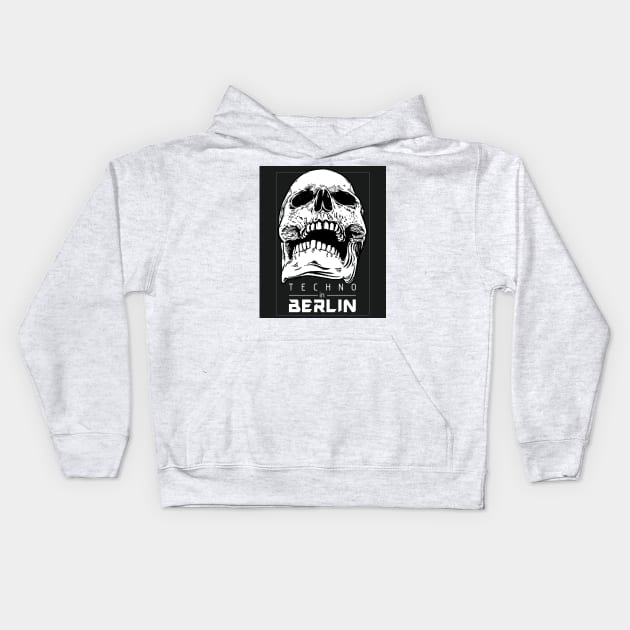 Berlin Techno T-Shirt Kids Hoodie by avshirtnation